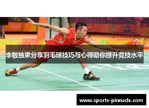 李敏独家分享羽毛球技巧与心得助你提升竞技水平